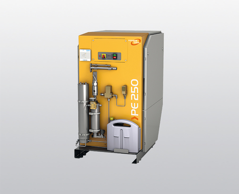 BAUER PE-MVE breathing air compressor with larger P 41 filter system and SECURUS filter cartridge monitoring BAUER PE-MVE breathing air compressor with larger P 41 filter system and SECURUS filter cartridge monitoring